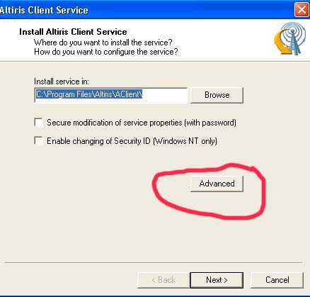 install client